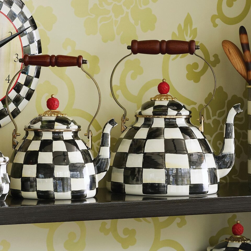 MacKenzieChilds Courtly Check Tea Kettle Williams Sonoma Australia